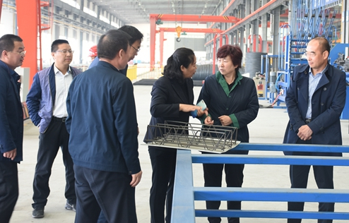 甘肅省國(guó)資委第二監(jiān)事會(huì)領(lǐng)導(dǎo)調(diào)研甘肅建投蘭州新區(qū)工業(yè)產(chǎn)業(yè)基地